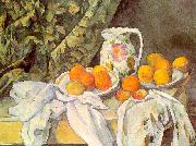 Still Life with Drapery Paul Cezanne